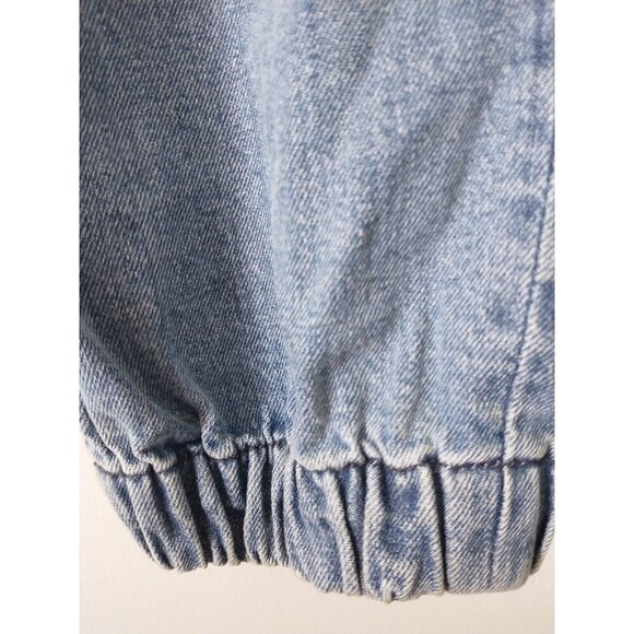 COTTON ON Unisex Drake Jogger Denim Blue Pants Jeans Drawstring - 36 x 28 - Picture 4 of 9